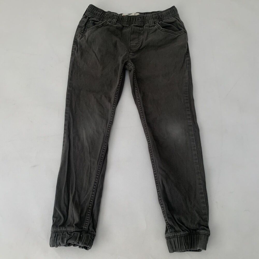 Levis Jogger Pants Kids Small 8-10 Gray Cotton Stretch Gorpcore Streetwear